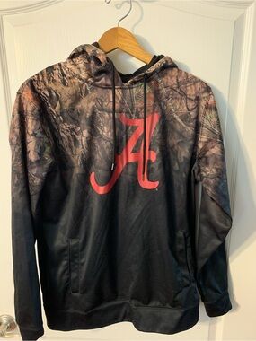 Colosseum Black Camo Hoodie